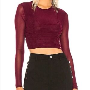 Nbd Top | Burgundy Nola Top By Nbd |
Color: Burgundy | Size: S